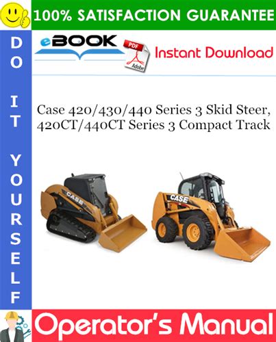 case 420ct tracked skid steer owners manual ebay|case 420 skid steer problems.